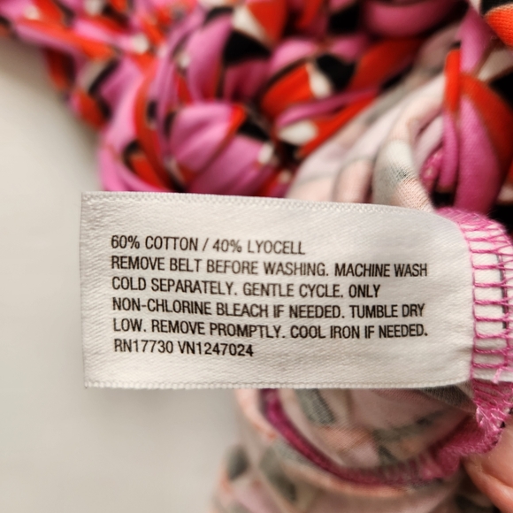 Diane von furstenberg halter jumsuit hippy geometric 70s print sz xs pink blk - Picture 6 of 9